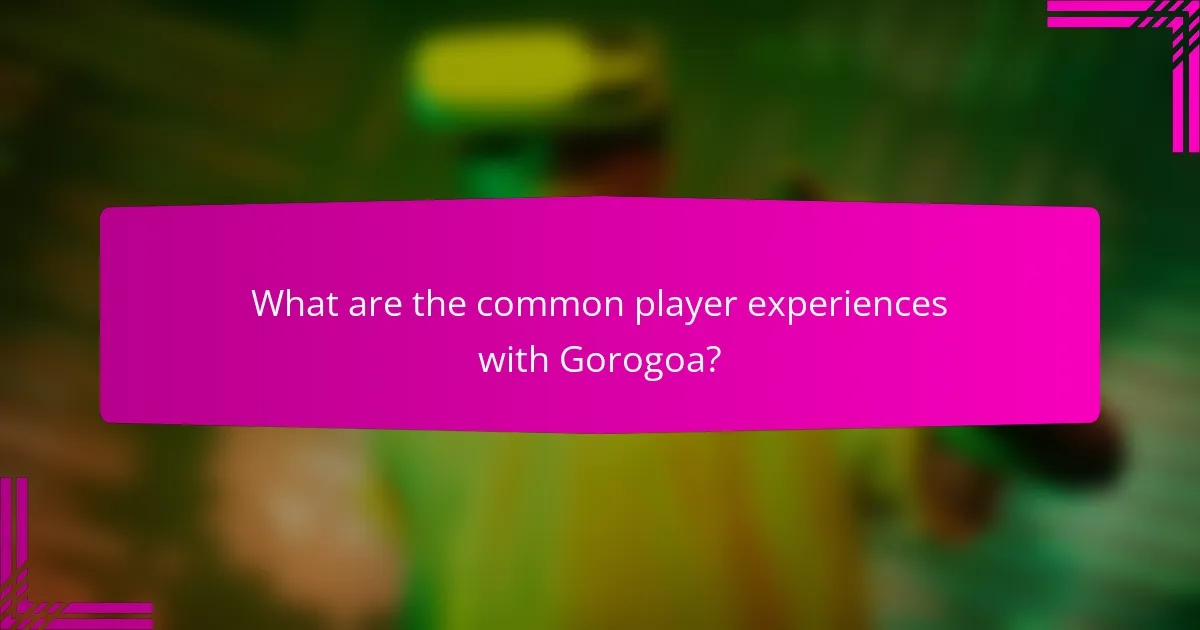 What are the common player experiences with Gorogoa?